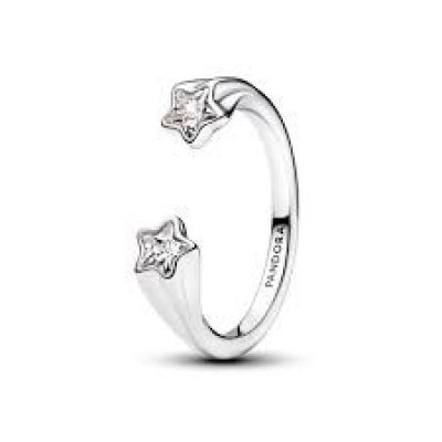 ANEL DE PRATA PANDORA - OPEN RING STAR