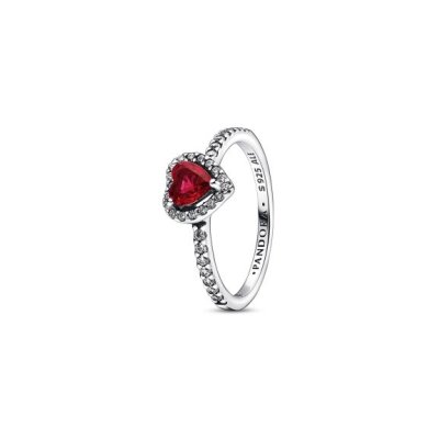 ANEL PANDORA SPARKLING RED ELEVATED HEART