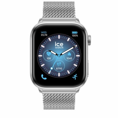 RELOGIO ICE smart 3.0 - Silver - Milanese - 1.78 - 35mm - GPS
