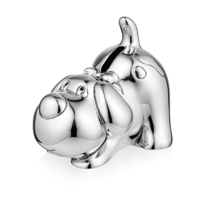 MEALHEIRO DE PRATA BILAMINADA - CÃO