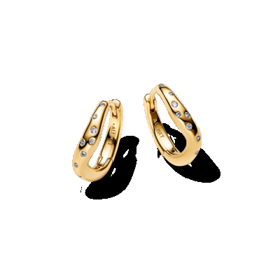 BRINCOS PANDORA ARGOLAS MINI GOTAS TRANSPARENTES