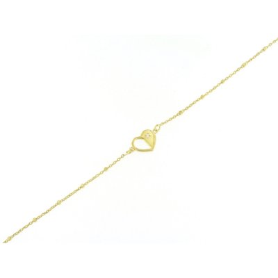 PULSEIRA DE PRATA DOURADA